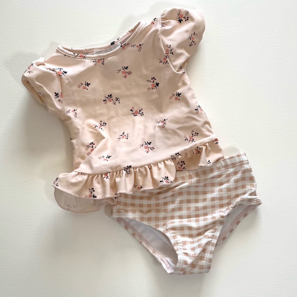 The Little White Company Floral Baby Swimsuit